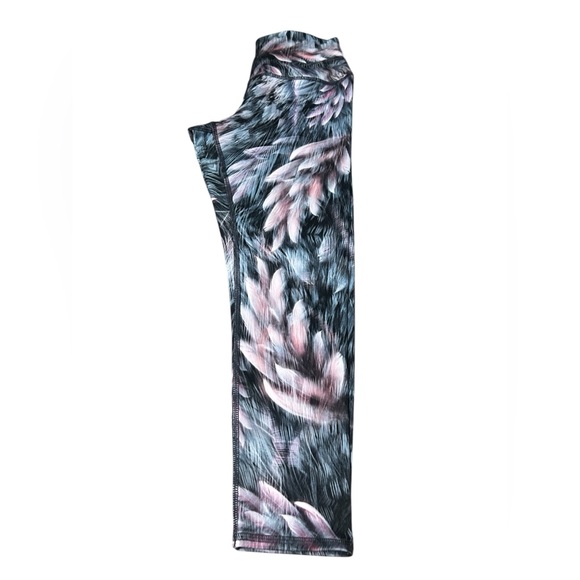 EVCR Evolution & Creation Feather Print Yoga Leggings Medium - Picture 6 of 10